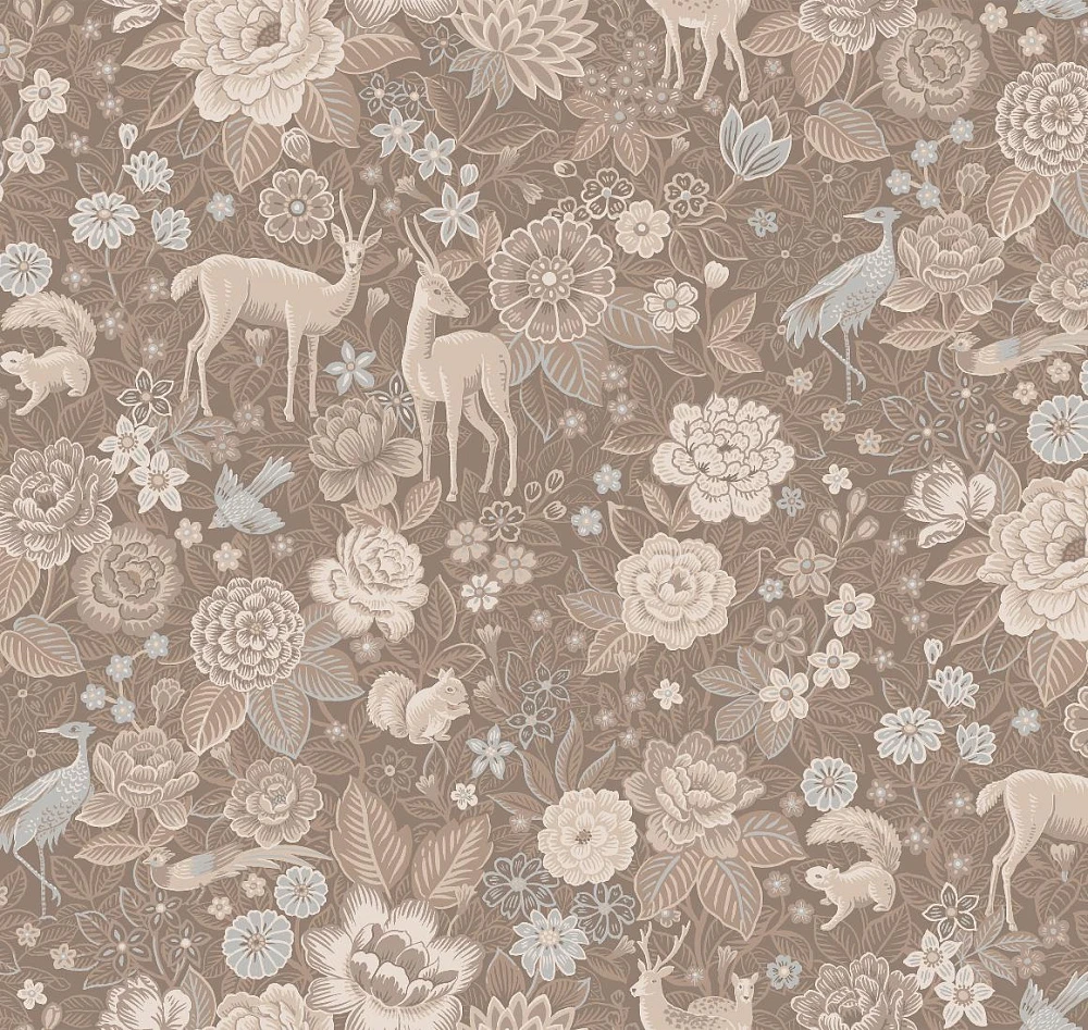 Обои Loymina British Style Forest Forest Deer 3 002