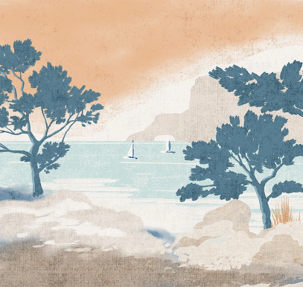 Панно Loymina Пейзаж 2 Бухта ART18 006