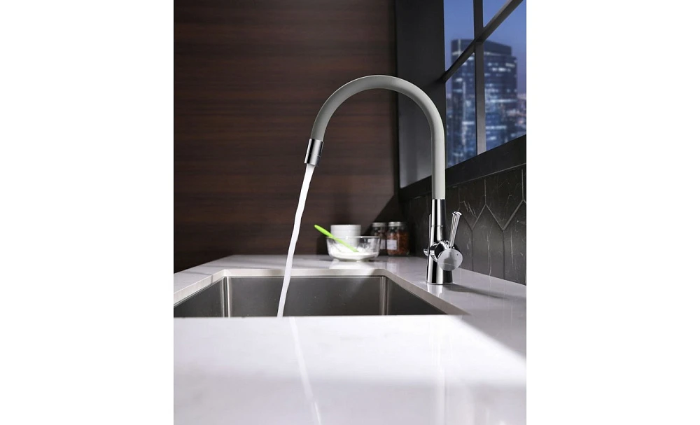 Смеситель для кухни Lemark Comfort LM3075C-Gray
