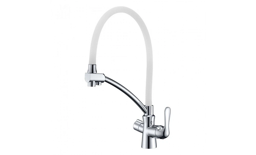Смеситель для кухни Lemark Comfort LM3070C-White